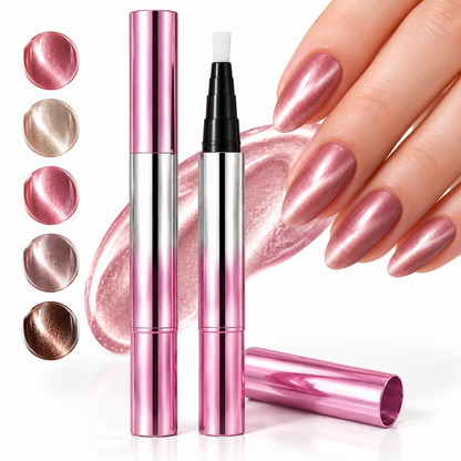 6-in-1 Cat Eye Nail Gel Pen – Easy Magnetic Nail Art at Home