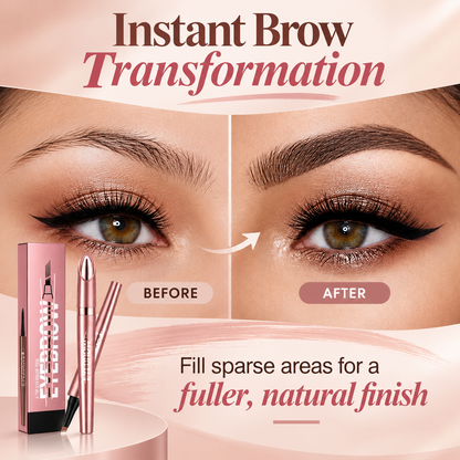 4-Tip Waterproof Eyebrow Pen | Natural Hair-Like Strokes