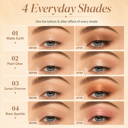 brightidal® 3-in-1 Cream Eyeshadow Stick – One Swipe for Effortless Eye Makeup
