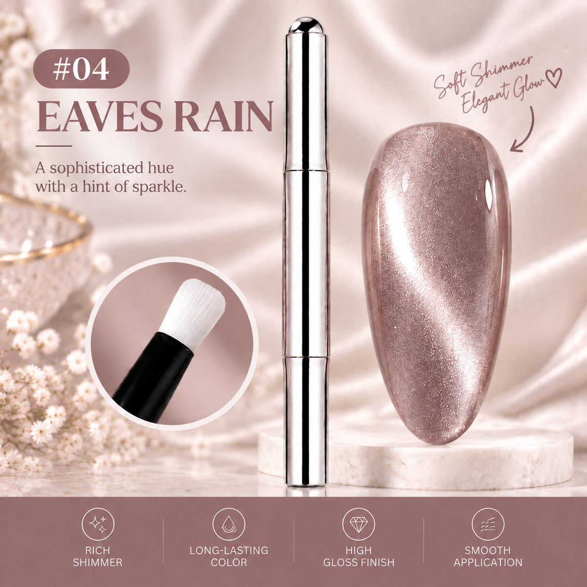 6-in-1 Cat Eye Nail Gel Pen – Easy Magnetic Nail Art at Home