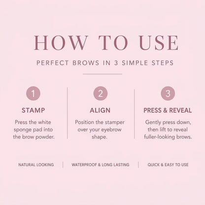 Perfect Brows Eyebrow Powder – Natural-Looking, Buildable Brow Color for Soft Definition | 3 Shades